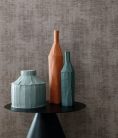 Casamance Le Velours 2 vinyl, vlies anyagú, barna színű, foltos, textilhatású, Modern tapéta