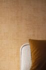 Casamance Le Velours 2 vinyl, vlies anyagú, okker színű, foltos, textilhatású, Modern tapéta