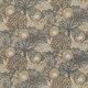 Casamance Nuit d'orient vlies anyagú, kék, türkiz, arany, fehér színű, növényes, Modern tapéta