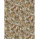 Casamance L'Atelier vinyl, vlies anyagú, beige, kék, zöld, mustársárga, fehér színű, absztrakt, leveles, textilhatású, Modern tapéta