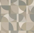 Casamance Faubourg Des Lumiéres vlies anyagú, keki, szürke, beige színű, geometriai, Modern tapéta