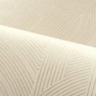 Casamance Faubourg Des Lumiéres vlies anyagú, beige, arany színű, art deco, geometriai, Modern tapéta