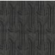 Casamance Faubourg Des Lumiéres vlies anyagú, fekete, arany színű, art deco, geometriai, Modern tapéta