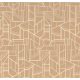 Casamance Faubourg Des Lumiéres vlies anyagú, barna, beige színű, art deco, geometriai, Modern tapéta