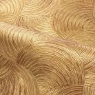 Casamance Magnitude vinyl, vlies anyagú, arany, bronz színű, art deco, geometriai, Modern tapéta