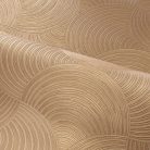 Casamance Magnitude papír, vinyl anyagú, barna színű, art deco, geometriai, Modern tapéta