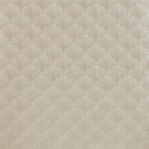 Casamance Magnitude papír, vinyl anyagú, barna színű, art deco, geometriai, Modern tapéta