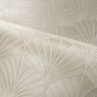 Casamance Magnitude papír, vinyl anyagú, barna színű, art deco, geometriai, Modern tapéta