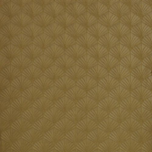 Casamance Magnitude papír, vinyl anyagú, arany színű, art deco, geometriai, Modern tapéta