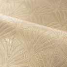 Casamance Magnitude papír, vinyl anyagú, barna, arany színű, art deco, geometriai, Modern tapéta