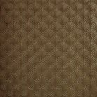 Casamance Magnitude papír, vinyl anyagú, fekete, barna, arany színű, art deco, geometriai, Modern tapéta