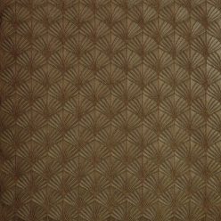   Casamance Magnitude papír, vinyl anyagú, fekete, barna, arany színű, art deco, geometriai, Modern tapéta