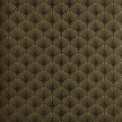 Casamance Magnitude papír, vinyl anyagú, fekete, arany színű, art deco, geometriai, Modern tapéta