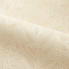 Casamance Palmadora vinyl, vlies anyagú, fehér, beige színű, leveles, textilhatású, Modern tapéta