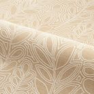 Casamance Palmadora vinyl, vlies anyagú, beige, barna színű, leveles, textilhatású, Modern tapéta