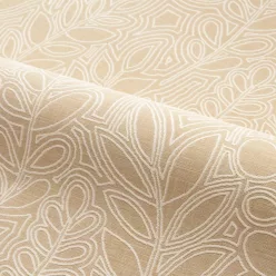   Casamance Palmadora vinyl, vlies anyagú, beige, barna színű, leveles, textilhatású, Modern tapéta