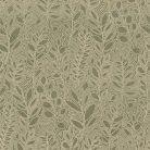 Casamance Palmadora vinyl, vlies anyagú, okker színű, leveles, textilhatású, Modern tapéta