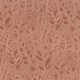 Casamance Palmadora vinyl, vlies anyagú, beige, terrakotta színű, leveles, textilhatású, Modern tapéta