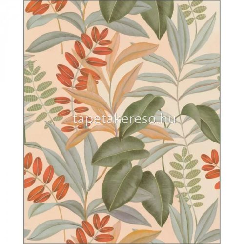 Caselio ColorBox 3 vlies anyagú beige, zöld, barna, terrakotta színű növényes modern poszter