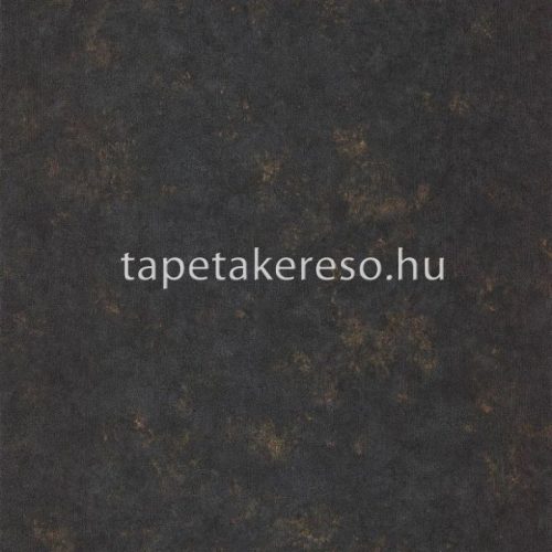 Caselio CERAMIQUE vlies, vinyl anyagú fekete, bronz színű foltos, repedezett, struktúrált modern tapéta