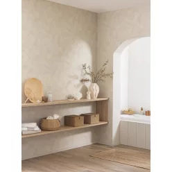   Caselio  Chalk, vlies, vinyl anyagú, beige színű, vakolt, Modern tapéta