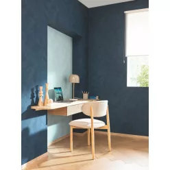   Caselio  Chalk, vlies, vinyl anyagú, kék színű, vakolt, Modern tapéta