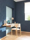 Caselio  Chalk, vlies, vinyl anyagú, kék színű, vakolt, Modern tapéta