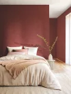 Caselio  Chalk, vlies, vinyl anyagú, bordó színű, vakolt, Modern tapéta