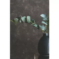   Caselio  Chalk, vlies, vinyl anyagú, fekete, arany színű, vakolt, Modern tapéta