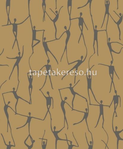 Casadeco Iconic vlies anyagú arany, szürke színű ember tapéta