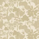 Casamance Tressora, vlies anyagú, beige, keki színű, leveles, Modern tapéta