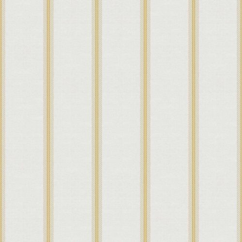 Cristiana Masi The Best Classic Elegant vlies, vinyl anyagú, beige, sárga színű, csíkos, Klasszikus tapéta