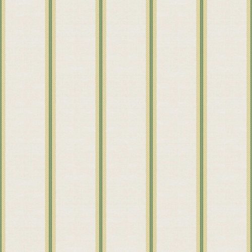 Cristiana Masi The Best Classic Elegant vlies, vinyl anyagú, zöld, beige színű, csíkos, Klasszikus tapéta