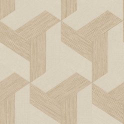   Cristiana Masi Sintesi vinyl, vlies anyagú, barna színű, geometriai, Modern tapéta