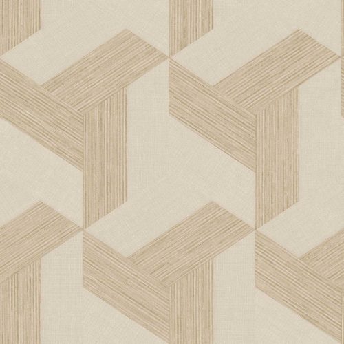 Cristiana Masi Sintesi vinyl, vlies anyagú, barna színű, geometriai, Modern tapéta