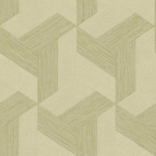 Cristiana Masi Sintesi vinyl, vlies anyagú, zöld színű, geometriai, Modern tapéta