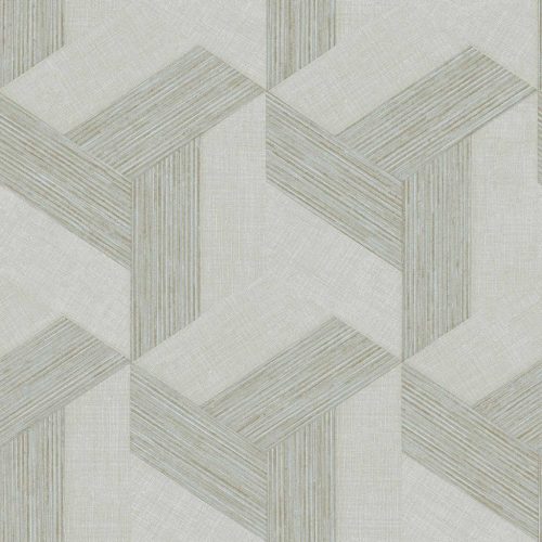 Cristiana Masi Sintesi vinyl, vlies anyagú, zöld, barna színű, geometriai, Modern tapéta