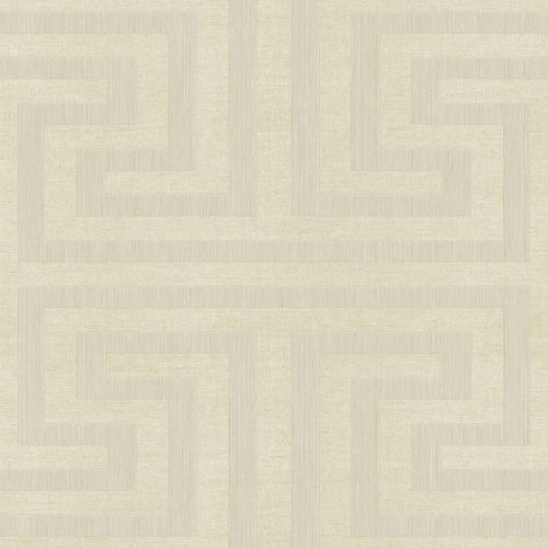 Cristiana Masi Sintesi vinyl, vlies anyagú, beige színű, geometriai, Modern tapéta