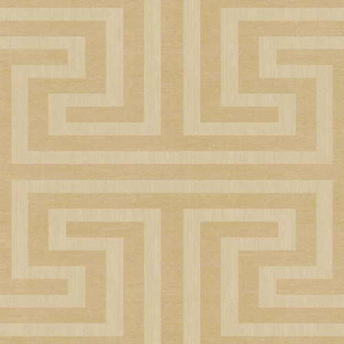 Cristiana Masi Sintesi vinyl, vlies anyagú, mustársárga színű, geometriai, Modern tapéta