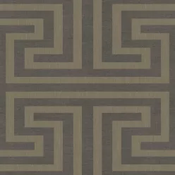   Cristiana Masi Sintesi vinyl, vlies anyagú, szürke, barna színű, geometriai, Modern tapéta
