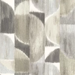   Cristiana Masi Sintesi vinyl, vlies anyagú, fehér, szürke, zöld színű, geometriai, Modern tapéta