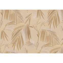   Cristiana Masi, Vitalis, vlies, vinyl anyagú, beige, arany, szürke, csillámos színű, leveles, Modern tapéta