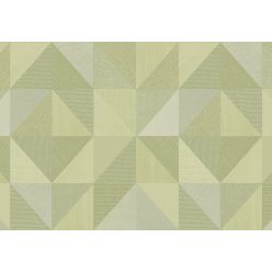   Cristiana Masi, Vitalis, vlies, vinyl anyagú, zöld színű, geometriai, Modern tapéta