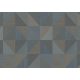 Cristiana Masi, Vitalis, vlies, vinyl anyagú, kék, barna, szürke, csillámos színű, geometriai, Modern tapéta