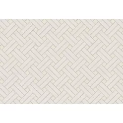   Cristiana Masi, Vitalis, vlies, vinyl anyagú, beige, szürke, csillámos színű, geometriai, Modern tapéta