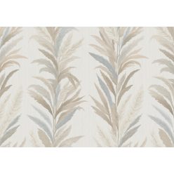   Cristiana Masi Ornamenta vlies, vinyl anyagú, szürke, beige színű, leveles, Klasszikus tapéta