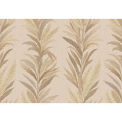   Cristiana Masi Ornamenta vlies, vinyl anyagú, beige, barna, arany színű, leveles, Klasszikus tapéta