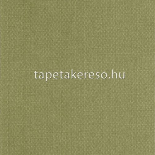 Caselio Damier vlies anyagú zöld színű egyszínű, textilhatású modern tapéta