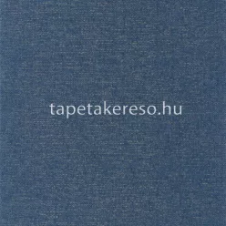   Caselio Damier vlies anyagú kék, arany színű egyszínű, textilhatású modern tapéta