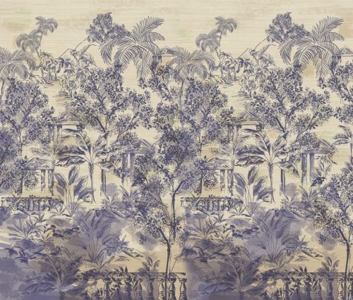 Emiliana Parati DB Style Voyage Panels növényi szálak anyagú, lila, beige színű, fás, Modern poszter